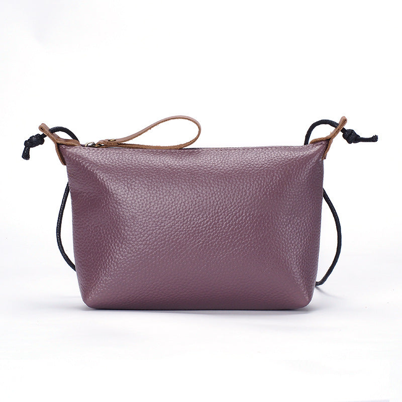 277 Simple Stylish Cowhide Leather Women Crossbody Bag Cosmetic Phone Zipper Carrying Bag 277 Simple Stylish Cowhide Leather Women Crossbody Bag Cosmetic Phone Zipper Carrying Bag